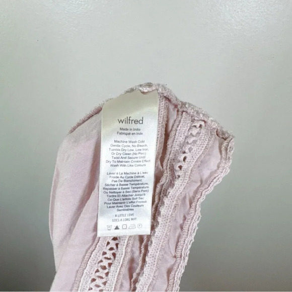 Aritzia Wilfred  Womens Size Medium Lace Ruffle Tank Top - Picture 8 of 12